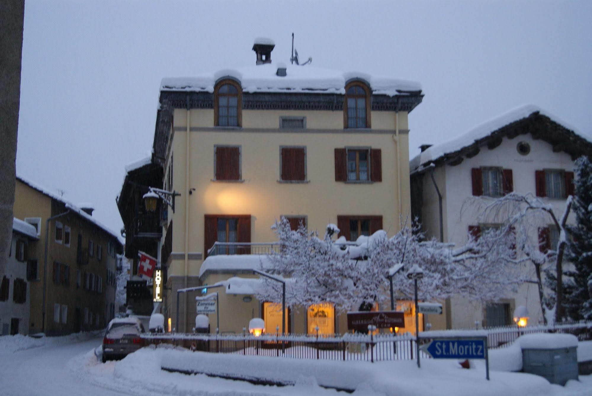Albergo Piz Cam Vicosoprano Exterior foto